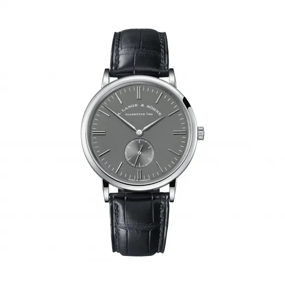 朗格/A.Lange&sohne  Saxonia 系列 37 毫米 18K白色K金 手动机械机芯 男表 216.027