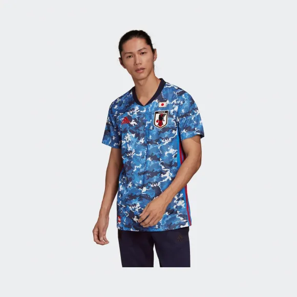 阿迪达斯/Adidas JFA H JSY 日本国家队主场球迷版短袖球衣 ED7350