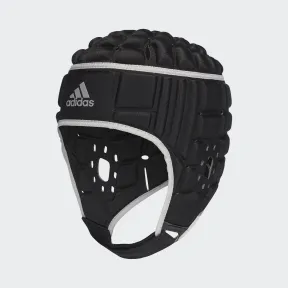 阿迪达斯/Adidas 运动表现 黑色/暗银金属 男士 Rugby Headguard 运动附配件 F41033