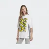 阿迪达斯/Adidas ORIGINALS 白 女士 GRAPHIC TEE 运动短袖T恤 FL4080