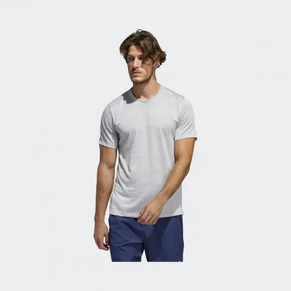 阿迪达斯/Adidas 运动表现 白 男士 GRADIENT TEE 运动短袖T恤 FL4391