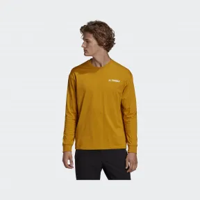 阿迪达斯/Adidas 运动表现 汉玉白 金 男士 XPLR MNTSTR LS 户外运动长袖 GE9933