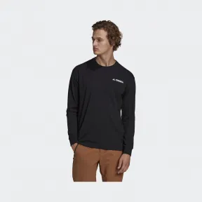阿迪达斯/Adidas 运动表现 黑色 男士 XPLR MNTSTR LS 户外运动长袖 GM3580