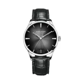 艾戈勒/Agelocer Budapest 布达佩斯系列 316L精钢 40mm 自动机械机芯 男表 4202A1