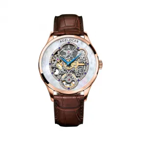 艾戈勒/Agelocer Schwarzwald 黑森林系列 316L精钢 36mm 自动机械机芯 女表 5303D2