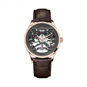 艾戈勒/Agelocer Schwarzwald 黑森林系列 316L精钢 41mm 自动机械机芯 男表 6102D2