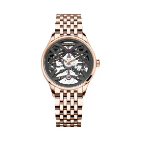 艾戈勒/Agelocer Schwarzwald 黑森林系列 316L精钢 36mm 自动机械机芯 女表 6702D9