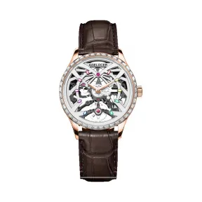 艾戈勒/Agelocer Schwarzwald 黑森林系列 316L精钢 36mm 自动机械机芯 女表 6703F2