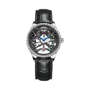 艾戈勒/Agelocer Schwarzwald 黑森林系列 316L精钢 36mm 自动机械机芯 女表 6704E1