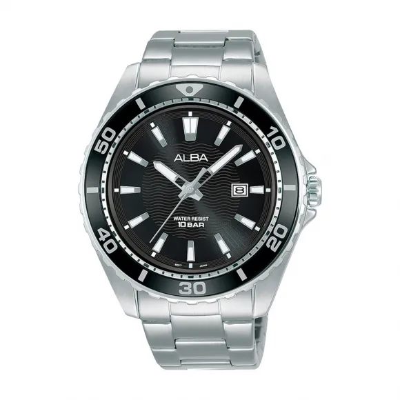 雅柏/Alba 44MM 不锈钢表壳 男表 AG8L29X1
