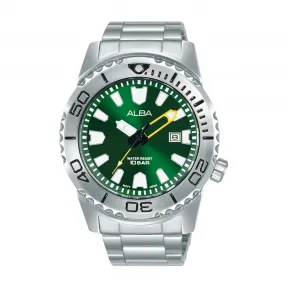 雅柏/Alba 43MM 不锈钢表壳 男表 AG8M05X1
