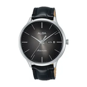 雅柏/Alba 42.5MM 不锈钢表壳和螺丝透视表背 自动机械机芯 男表 AL4109X1