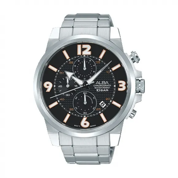 雅柏/Alba 45MM 不锈钢表壳 男表 AM3365X1