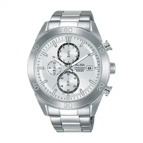 雅柏/Alba 44MM 不锈钢表壳 男表 AM3623X1