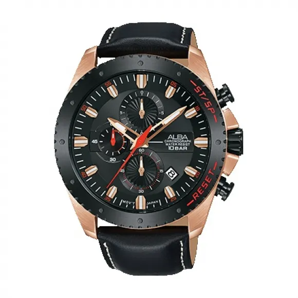 雅柏/Alba 45MM 不锈钢表壳 男表 AM3642X1