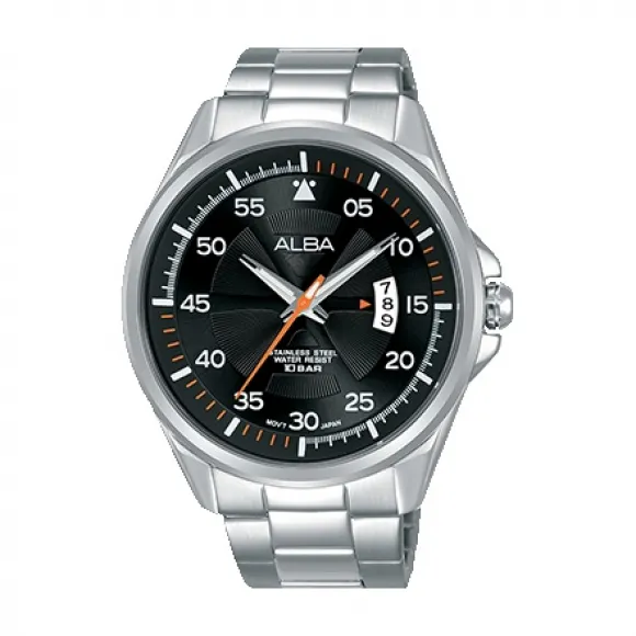 雅柏/Alba 44MM 不锈钢表壳 男表 AS9G91X1