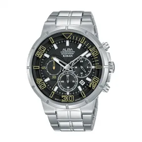 雅柏/Alba 44.5MM 不锈钢表壳 男表 AT3D87X1