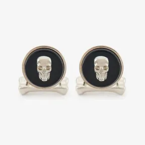 亚历山大麦昆/Alexander McQueen 黑色 男士 袖扣 341546I404N1000 805547805
