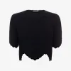 亚历山大麦昆/Alexander McQueen 针织短款上衣 女士 37939303ao 344899Q1RJQ1000
