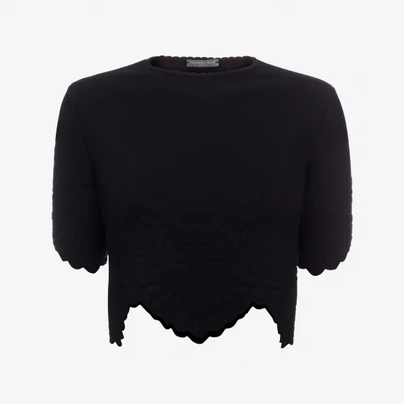 亚历山大麦昆/Alexander McQueen 针织短款上衣 女士 37939303ao 344899Q1RJQ1000