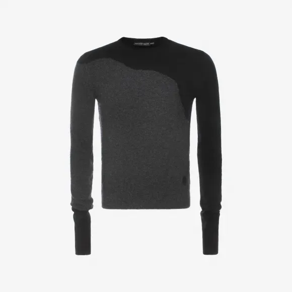 亚历山大麦昆/Alexander McQueen 双色水手领长袖套衫 男士 39671029qr 438554Q1VXW1151