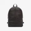 亚历山大麦昆/Alexander McQueen 黑色 Rib Cage 双肩包 男士 45324838kh 453662CVF1N1000