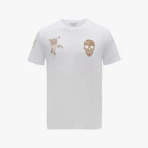 亚历山大麦昆/Alexander McQueen 经典有机平纹针织布 T 恤 男士 12010436kt 463984QJZ610900