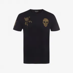 亚历山大麦昆/Alexander McQueen 经典有机平纹针织布 T 恤 男士 12010437vq 463984QJZ610901