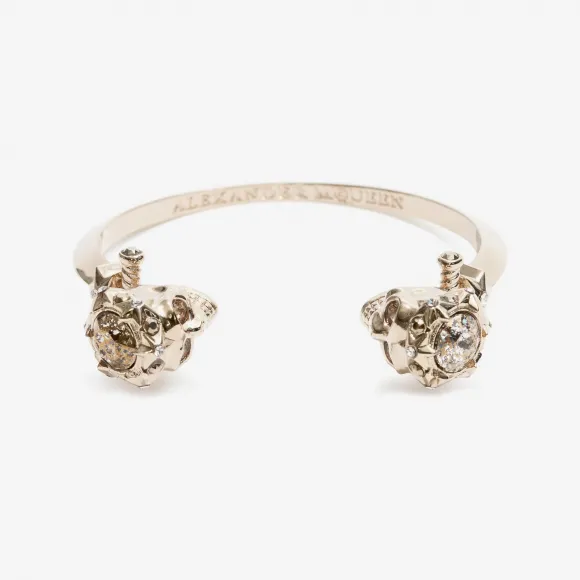 亚历山大麦昆/Alexander McQueen 黄铜 Twin Brace Star Dust 手环 女士 50180497fd 441284J160K8492