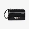 亚历山大麦昆/Alexander McQueen 黑色 女士 斜挎包 55412817HEE1000 811065349