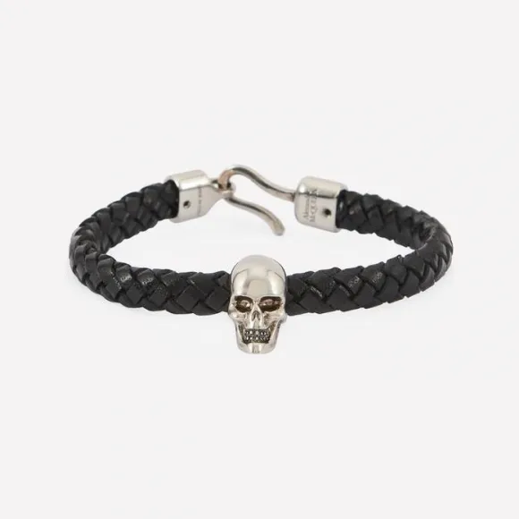 亚历山大麦昆/Alexander McQueen 黑色 男士 手链 554602J16KI1000 808513072