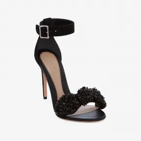 亚历山大麦昆/Alexander McQueen 蝴蝶结刺绣凉鞋 女士 11580484no 562226WHR7M1069
