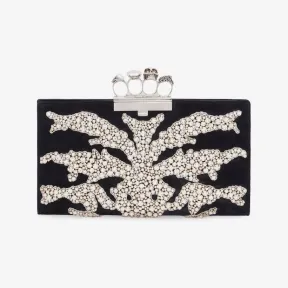 亚历山大麦昆/Alexander McQueen 黑色 女士 钱包 570582DYT831000 811068189