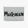 亚历山大麦昆/Alexander McQueen 白/黑 女士 钱包 632038C8Z819095 810276689