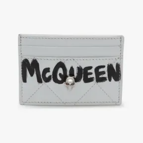 亚历山大麦昆/Alexander McQueen 白/黑 女士 钱包 632038C8Z819095 810276689