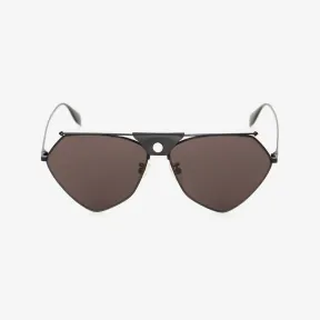 亚历山大麦昆/Alexander McQueen 黑/灰 男士 太阳眼镜 649102I33101053 809655565