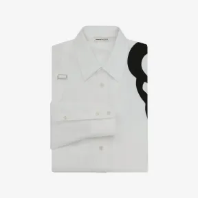 亚历山大麦昆/Alexander McQueen 印章标识刺绣吊带衬衫 男士 655495QRN669000