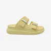 亚历山大麦昆/Alexander McQueen 女式茴香色/银色混合拖鞋 658063W4Q513524 