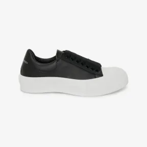 亚历山大麦昆/Alexander McQueen Deck系带帆布鞋 男士 667817WIAB61070