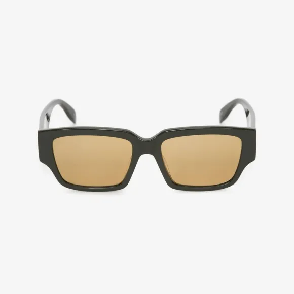 亚历山大麦昆/Alexander McQueen 卡其色 太阳眼镜 669322J07403178 809946086