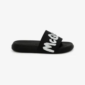 亚历山大麦昆/Alexander McQueen 阔型橡胶拖鞋 女士 686931W4QS31070