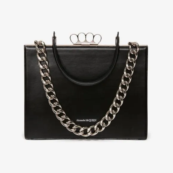 亚历山大麦昆/Alexander McQueen 黑色 女士 链条包 696815CSRAB1000 810617964