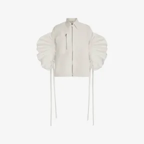亚历山大麦昆/Alexander McQueen 光学白 女士 衬衫 700639QAAAY9000 
