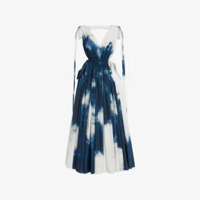 亚历山大麦昆/Alexander McQueen 蓝色 女士 连衣裙 701151QZAFW4141 