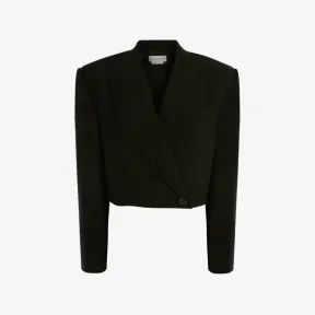 亚历山大麦昆/Alexander McQueen 黑色 女士 夹克 702145QJACX1000 