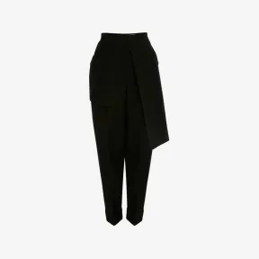 亚历山大麦昆/Alexander McQueen 黑色 女士 长裤 702505QJACX1000 