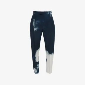 亚历山大麦昆/Alexander McQueen 天蓝色 男士 长裤 704302QTQ714005 