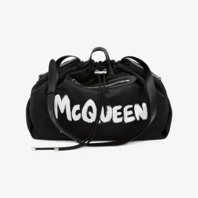 亚历山大麦昆/Alexander McQueen McQueen Graffiti Bundle手袋 男士 7045991AAIE1163