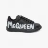 亚历山大麦昆/Alexander McQueen 黑，白 男士 运动鞋 705063WIBNM1070 