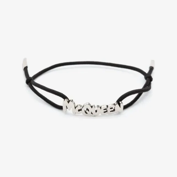 亚历山大麦昆/Alexander McQueen 黑色 男士 手链 7060921AAIQ1000 810656858